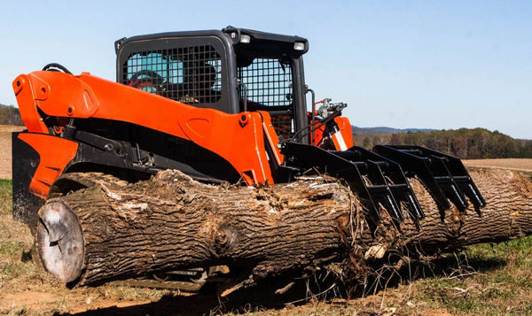 Loflin Fabrication Skid Steer Vertical Root Grapple